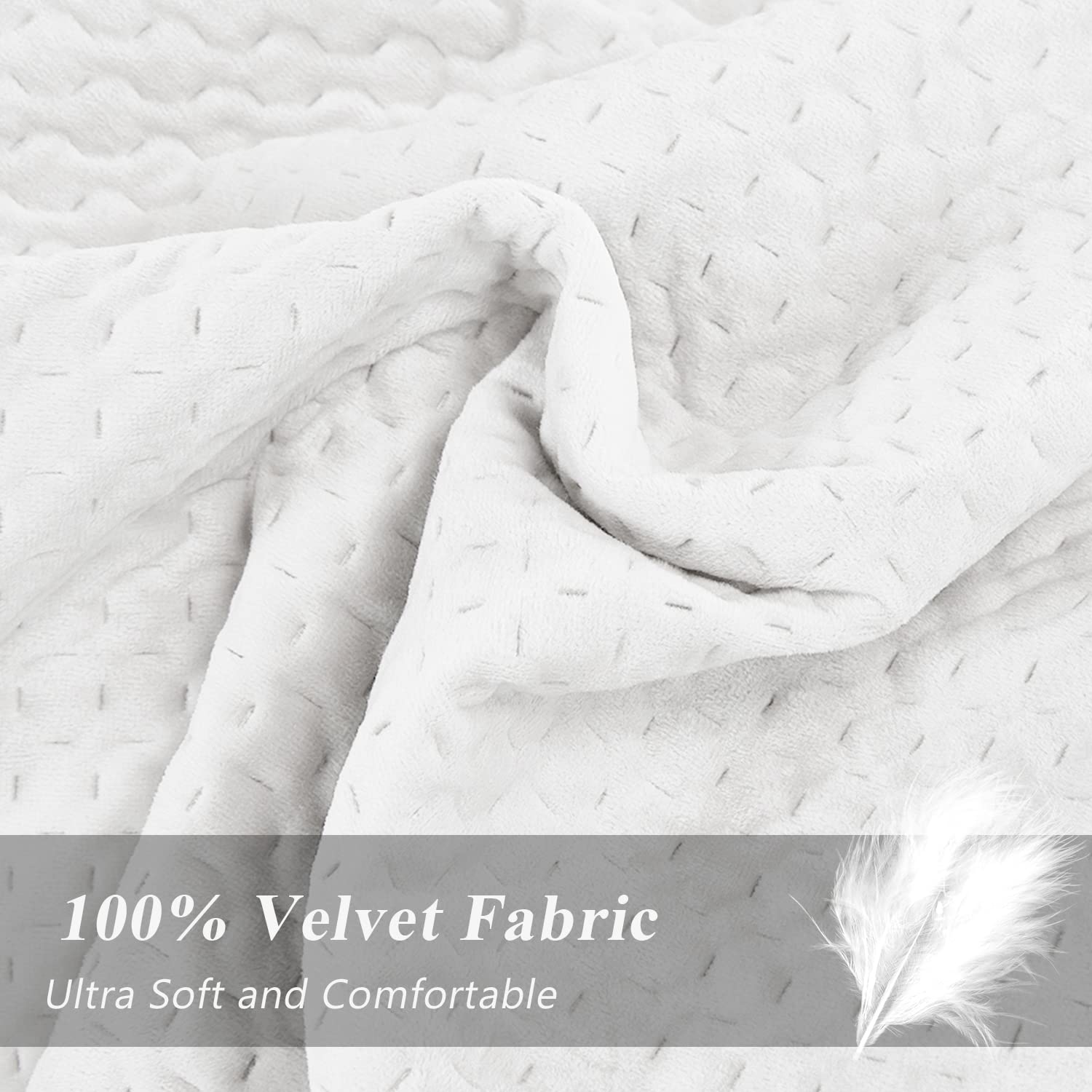 Juego de Cubrecamas de Terciopelo con Diseño Lujoso de - Imagen 3