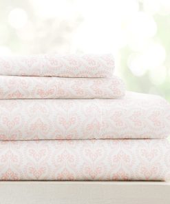 Juego de sábanas de microfibra -Rosa