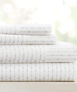 Juego de sábanas de microfibra con estampado de flechas con