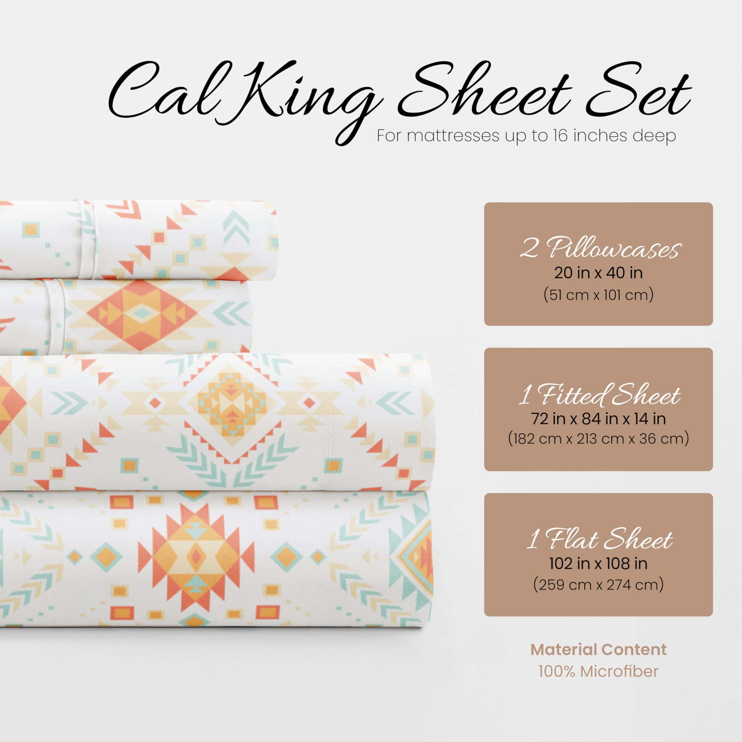 Juego de sábanas de microfibra con patrón de doble - Imagen 3