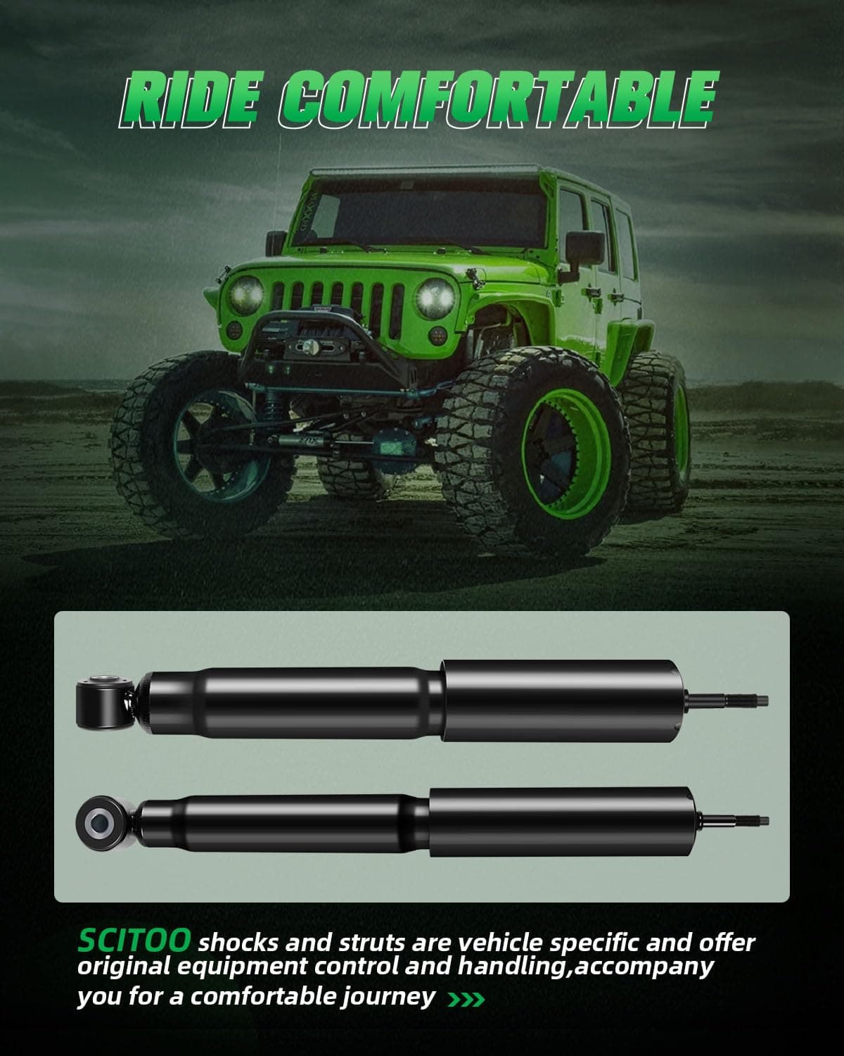 Amortiguadores SCITOO, Amortiguadores de gas delanteros y - Imagen 7
