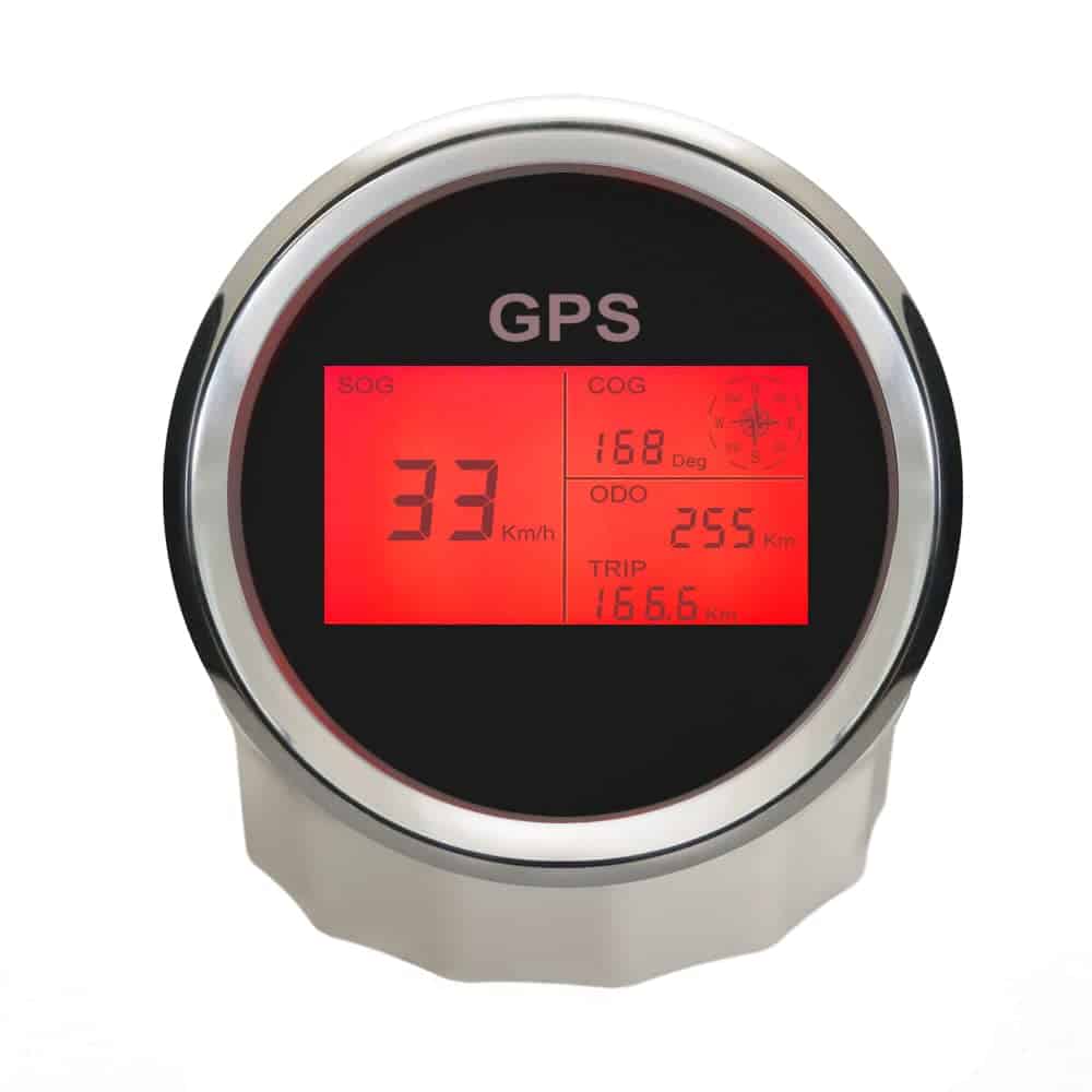 ELING 3 3/8" 85mm Velocímetro Digital GPS Monitor de - Imagen 6