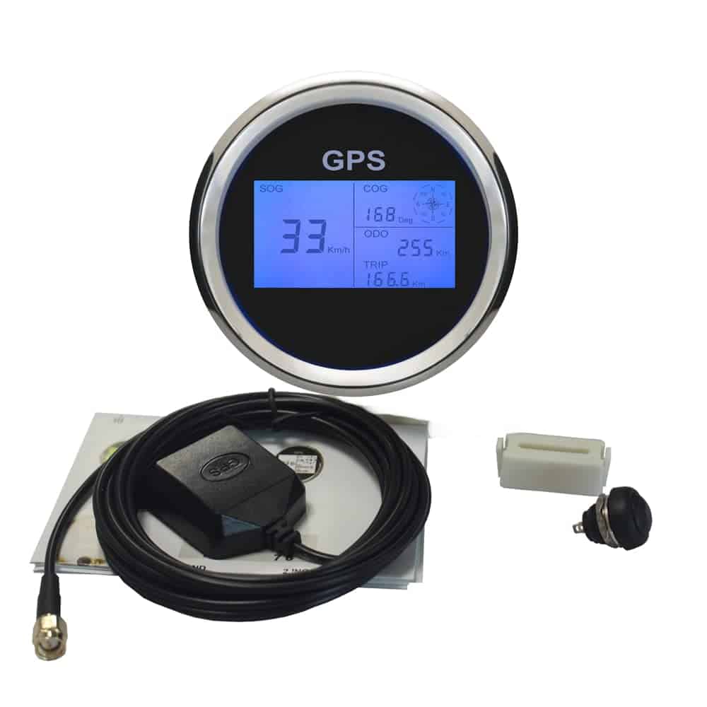 ELING 3 3/8" 85mm Velocímetro Digital GPS Monitor de - Imagen 4