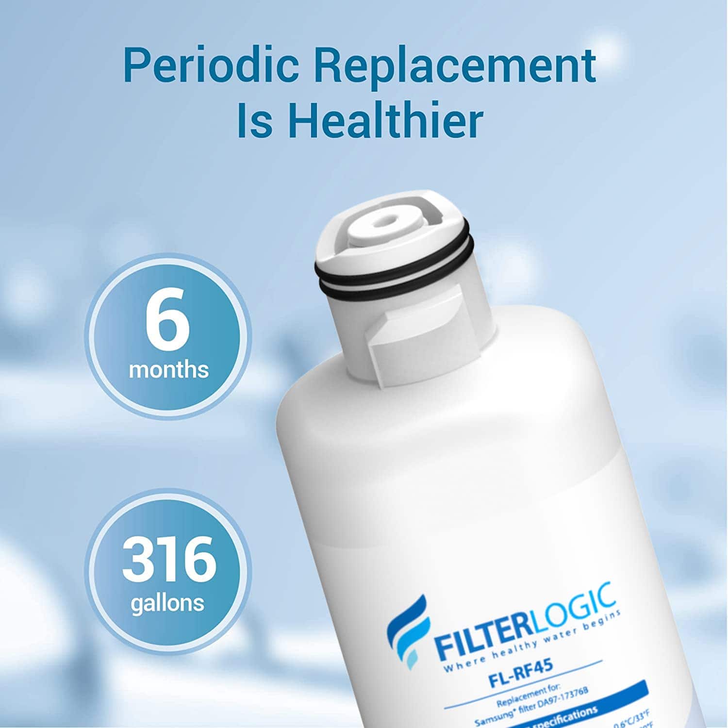 Filtro de Agua de Refrigerador de Reemplazo Filterlogic - Imagen 10