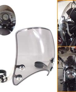 Parabrisas GUAIMI 5" Redondo Montaje en Horquilla 39-41mm