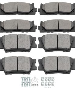 Juego de pastillas de freno de disco delanteras y traseras