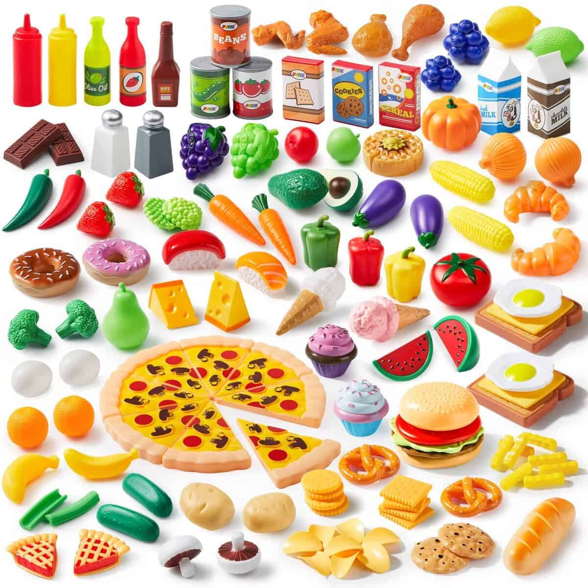 Set de Alimentos de Juego JOYIN 135 Piezas Set de Cocina de