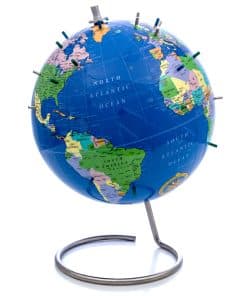 Globo Magnético del Mundo, Esfera Magnética de 10" de Pie