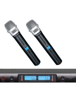 Sistema de Micrófono Inalámbrico GTD Audio 2x100 Canales