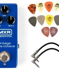 Pedal de Efectos MXR M280 Vintage Bass Octave con Bundle de