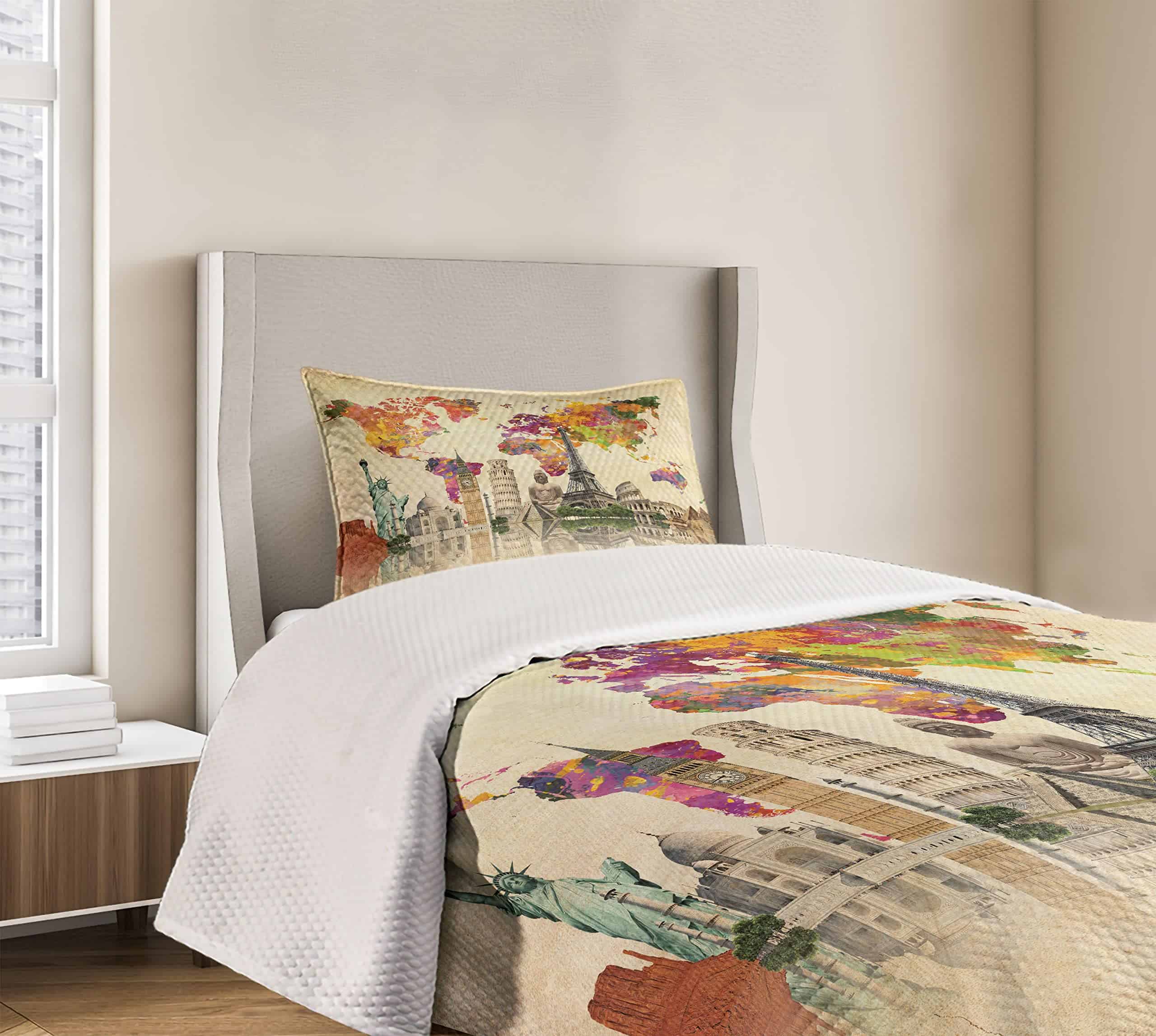 Colcha Lunarable de Viaje, Monumentos del Mundo 7 - Imagen 7
