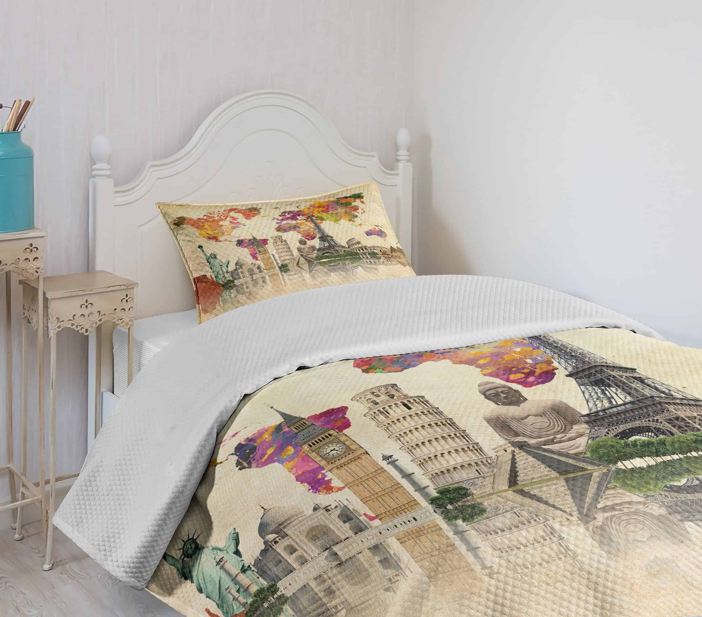 Colcha Lunarable de Viaje, Monumentos del Mundo 7 - Imagen 5