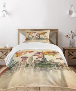 Colcha Lunarable de Viaje, Monumentos del Mundo 7