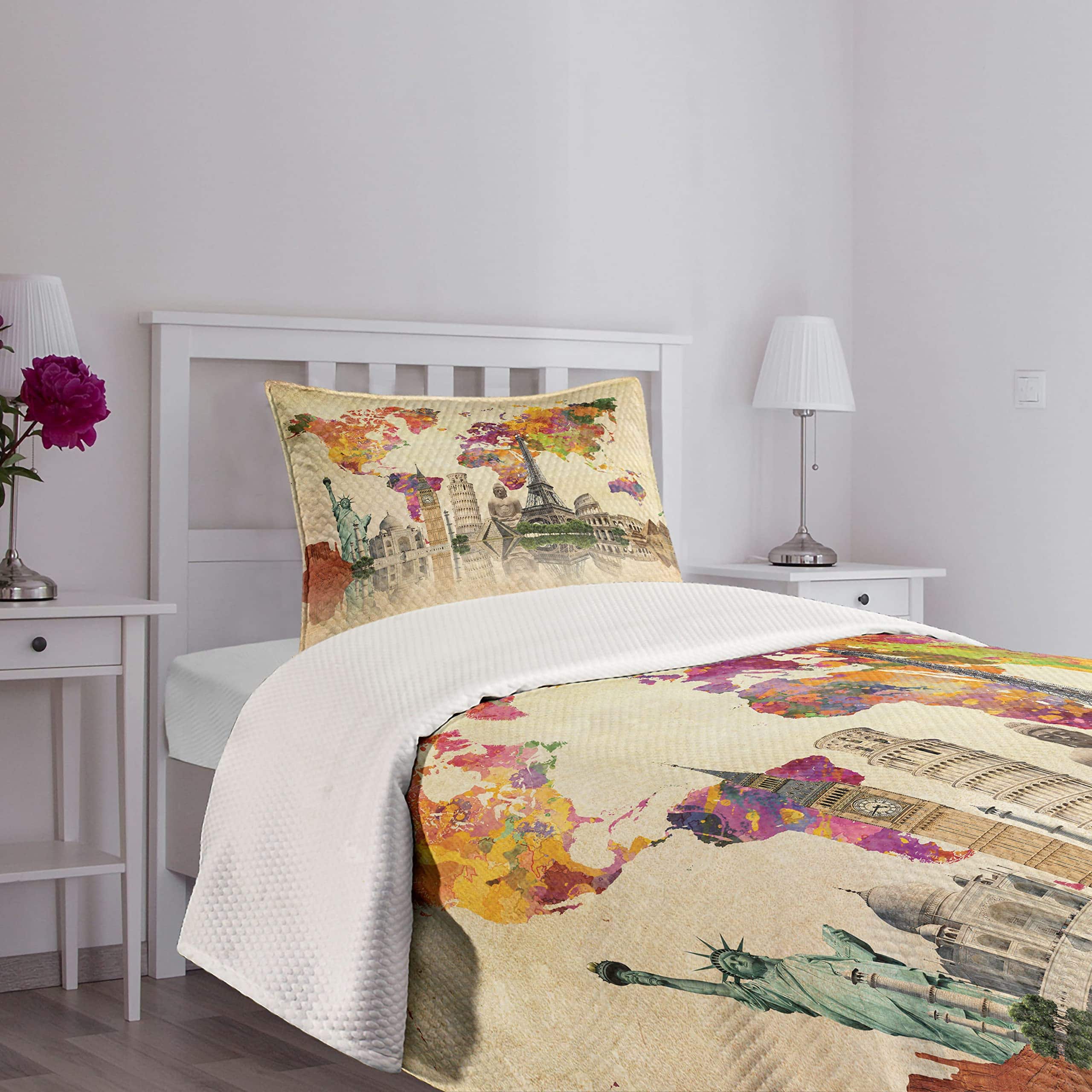 Colcha Lunarable de Viaje, Monumentos del Mundo 7 - Imagen 8