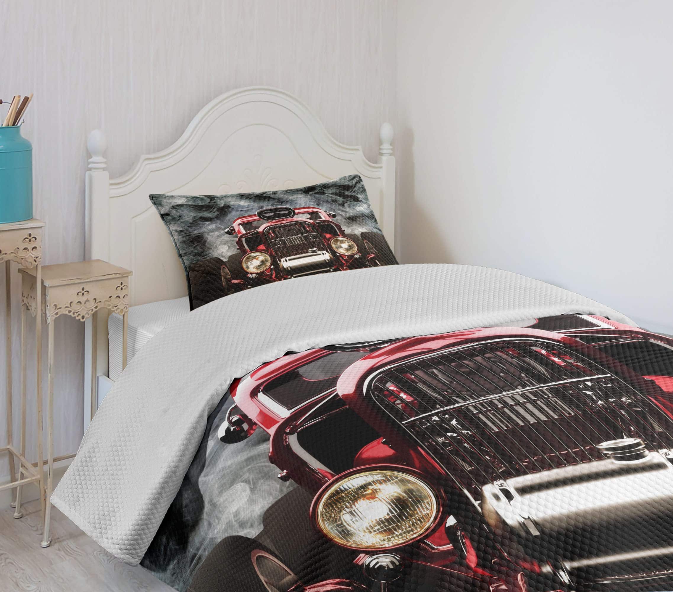 Colcha Lunarable para Cama Clásica, Tema de Velocidad - Imagen 5