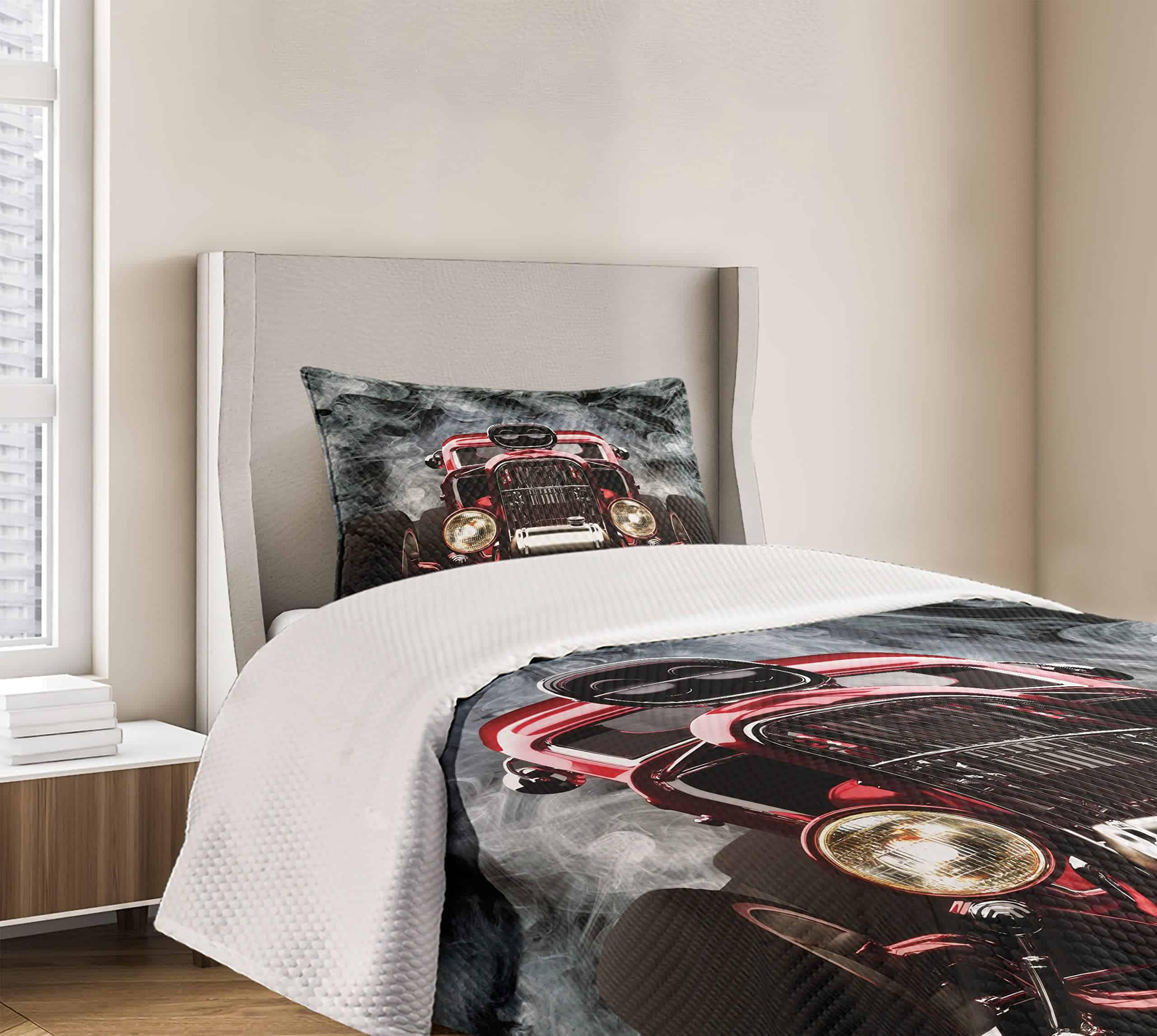 Colcha Lunarable para Cama Clásica, Tema de Velocidad - Imagen 7