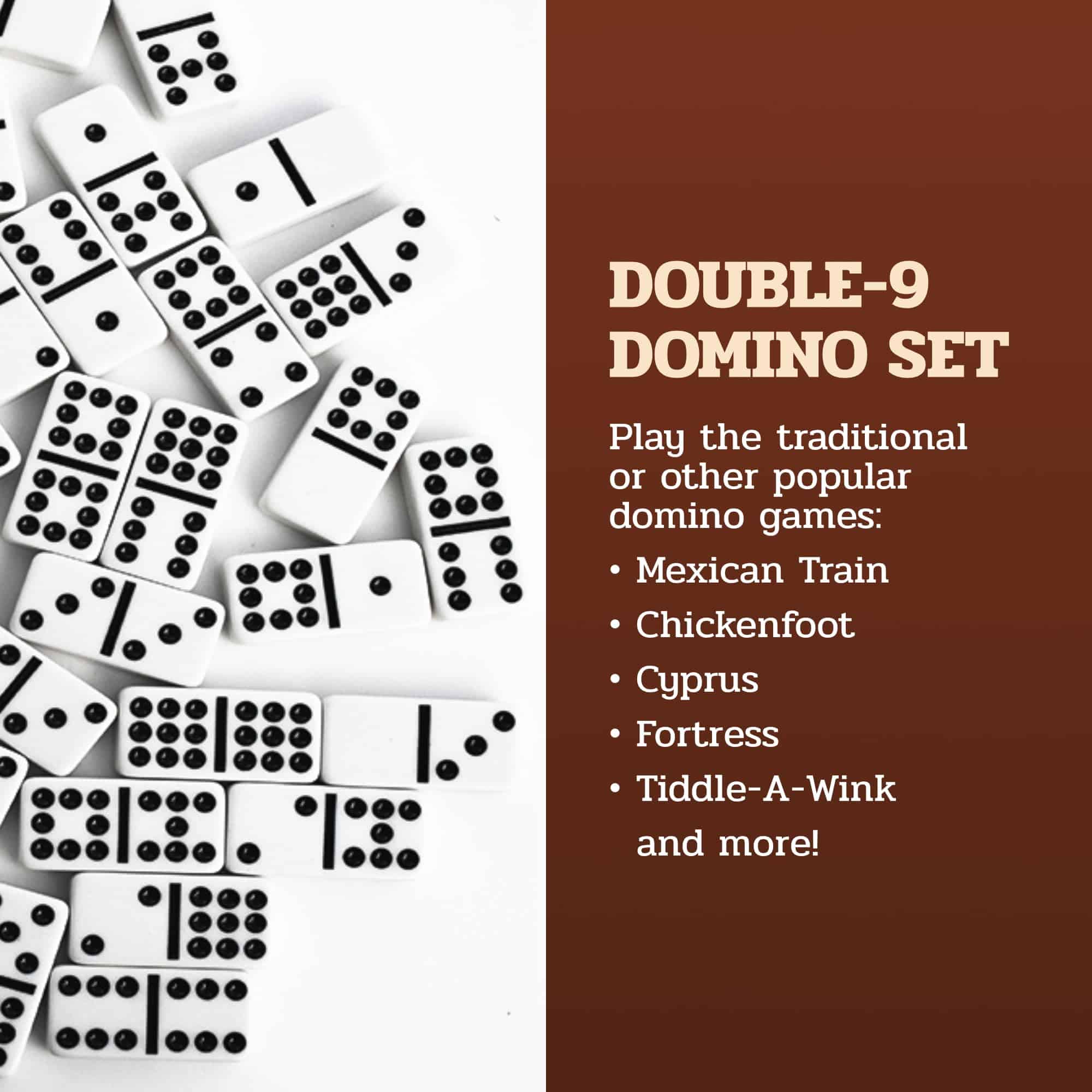 Juego de Domino The Nines Double 9 de Alex Cramer. Caja de - Imagen 8