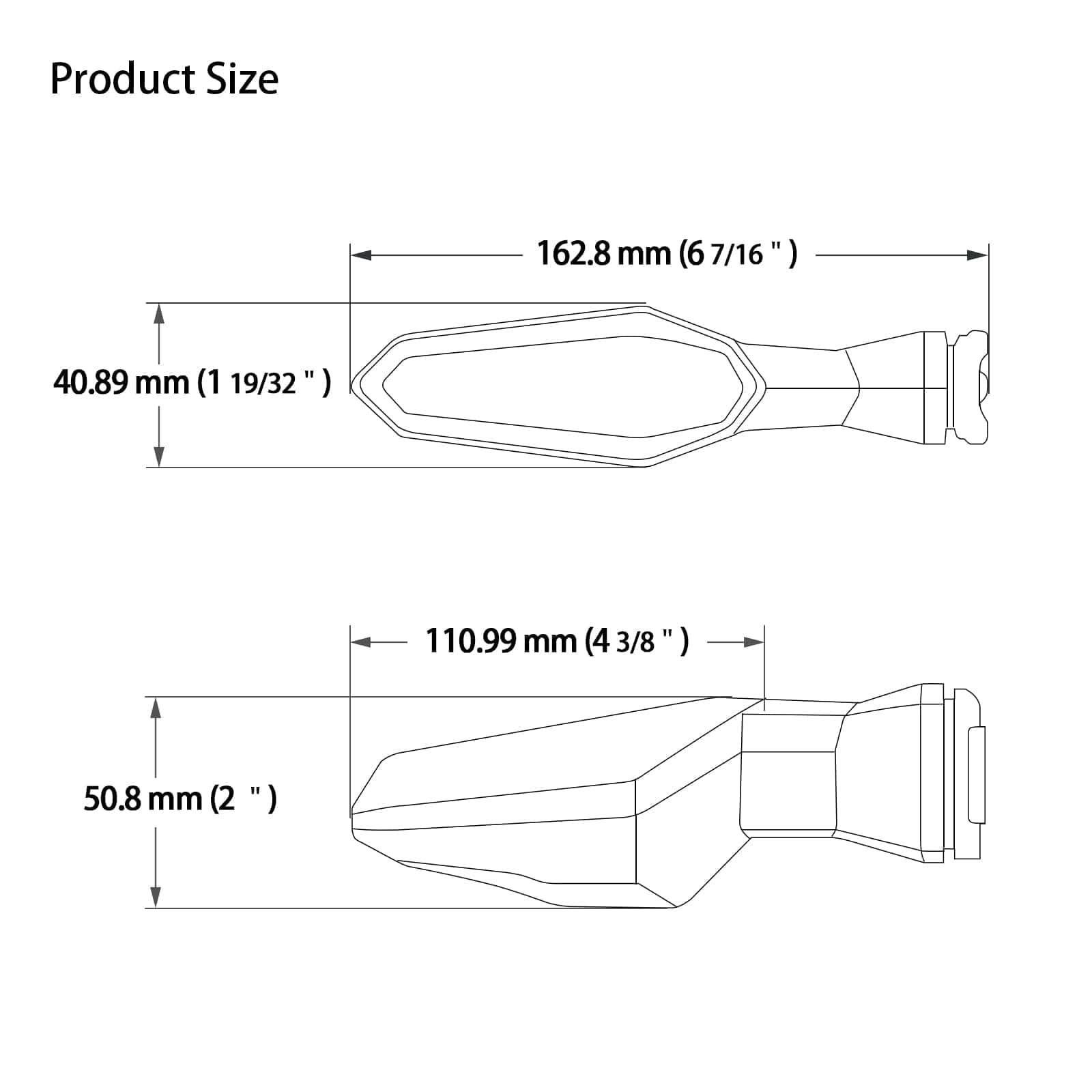 Luces Indicadoras de Giro LED Universales MFC PRO Para - Imagen 5
