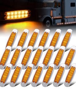 Ledvillage 20 Pcs 12V DC 6.4 Pulgadas Luz de Marcador