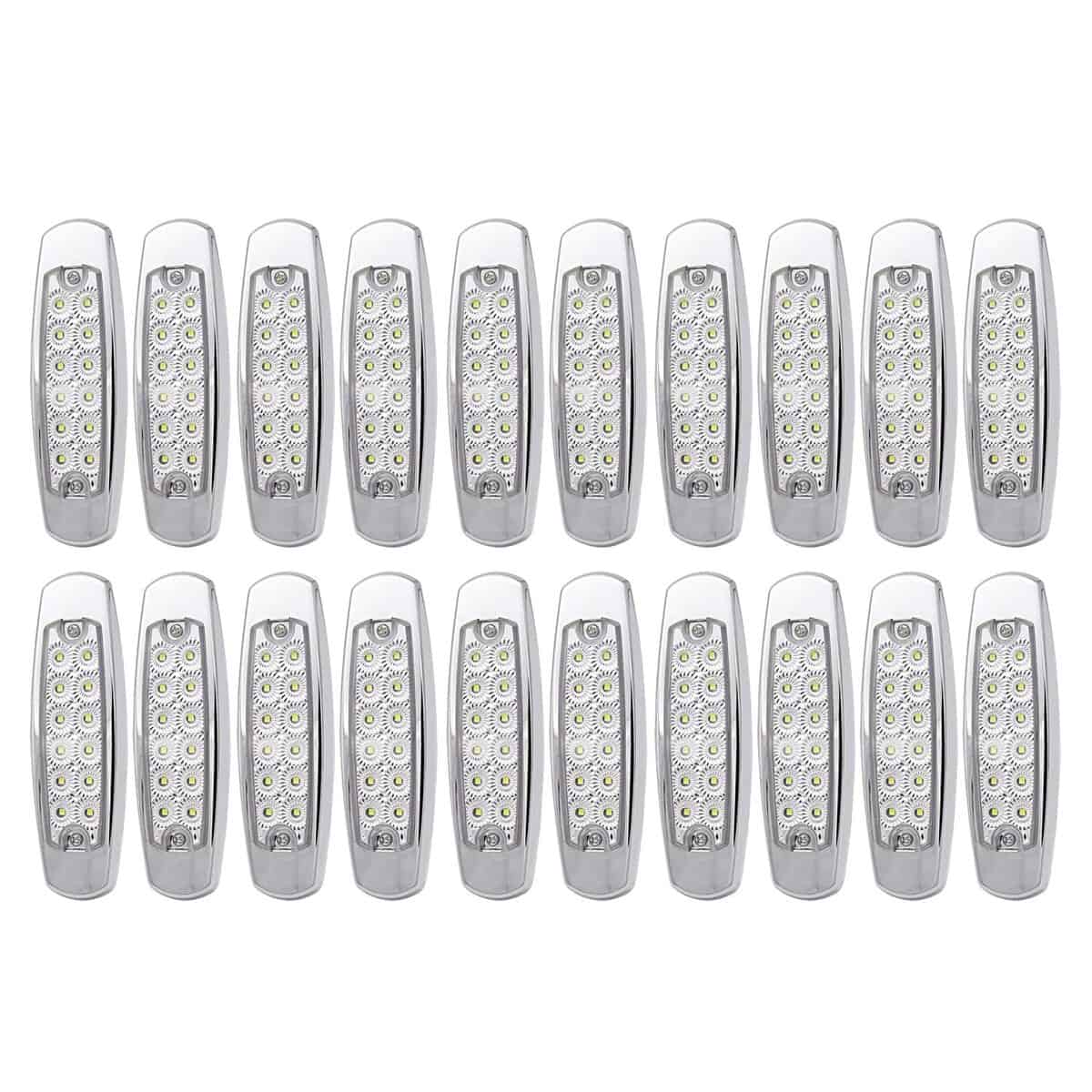 20 Luces Marcadoras Laterales Blancas Ledvillage de 6.4
