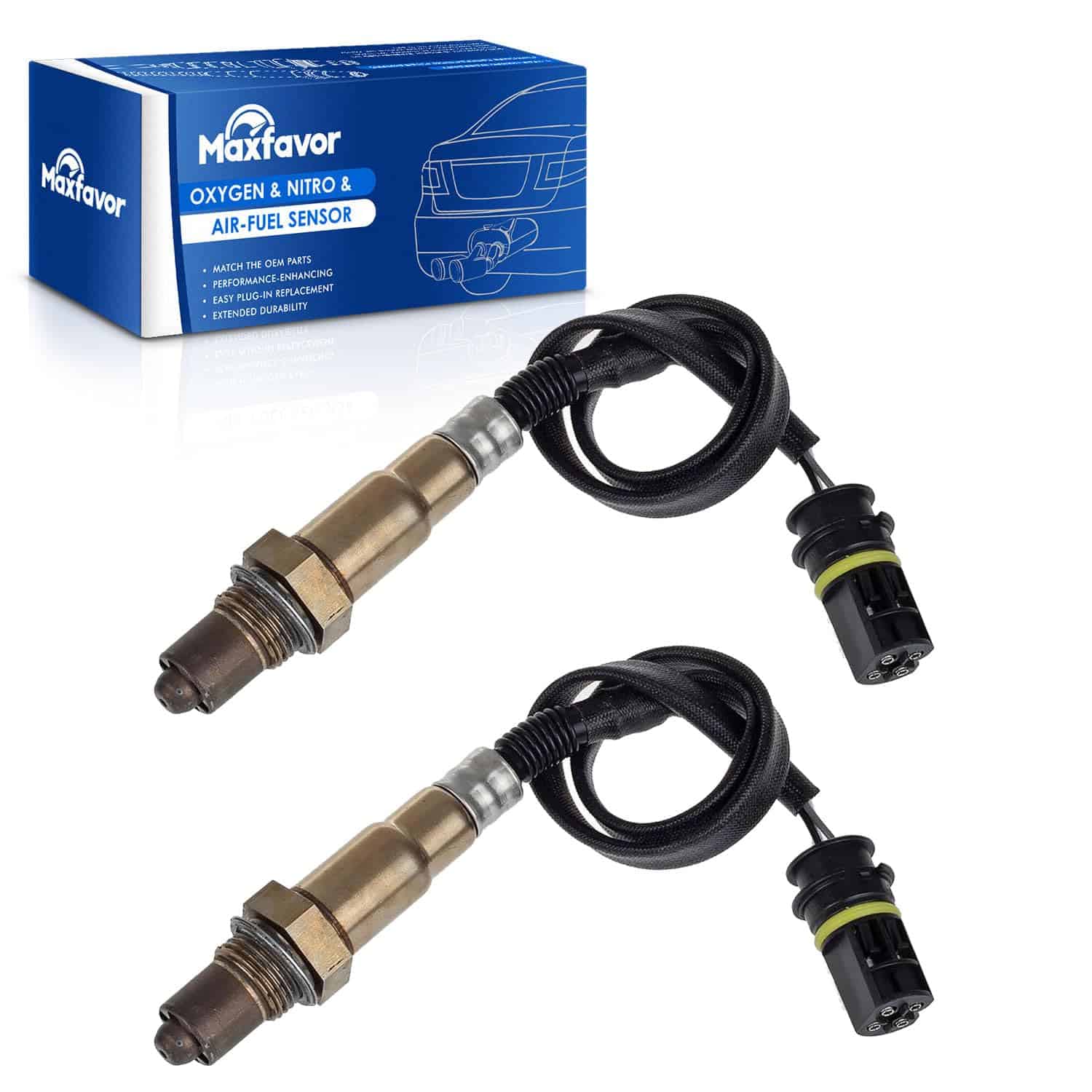 Maxfavor 2PCS Sensor de Oxígeno Arriba O2 Sensor de