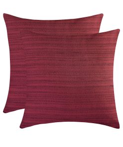 Funda de cojín maroon de The White Petals - (26x26