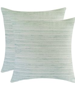 Fundas de cojín verdes salvia The White Petals - (26x26