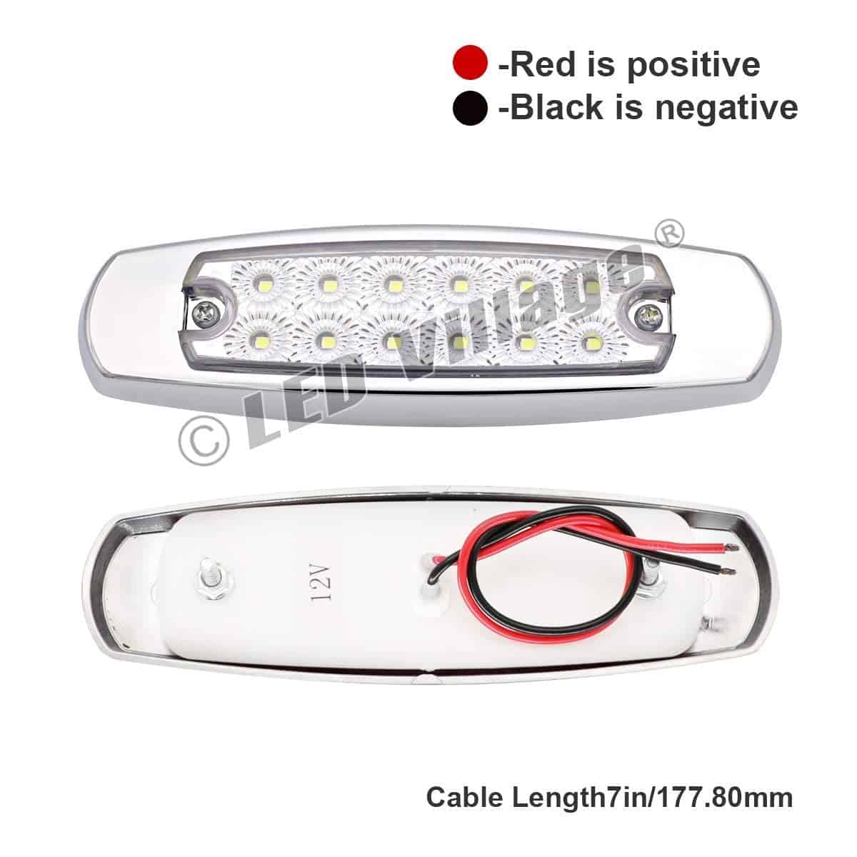 LedVillage Pack de 20 Luces de Marcador Lateral con Forma - Imagen 4