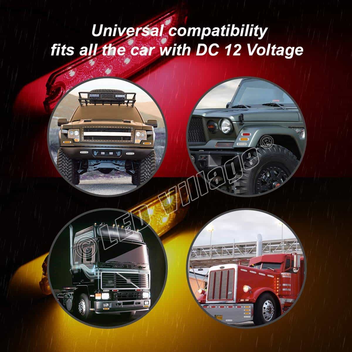 LedVillage Pack de 20 Luces de Marcador Lateral con Forma - Imagen 7