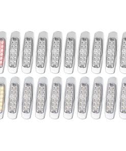 LedVillage Pack de 20 Luces de Marcador Lateral con Forma