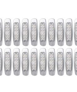Ledvillage 20 Pcs 6.4 Pulgadas Lente Clara Luz LED Ámbar