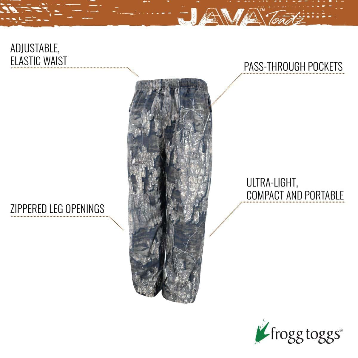 Pantalón de lluvia ligero impermeable FROGG TOGGS Java - Imagen 3