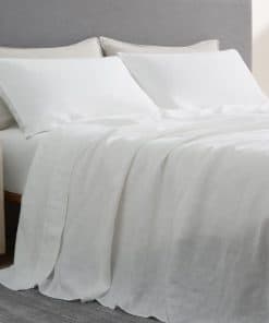 Sábana Plana de Lino DAPU Pure Stone Washed 100% Lino