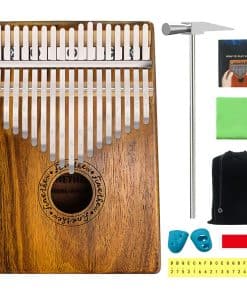 Kalimba Thumb Piano 17 Teclas Anordsem, Cuerpo de Madera de