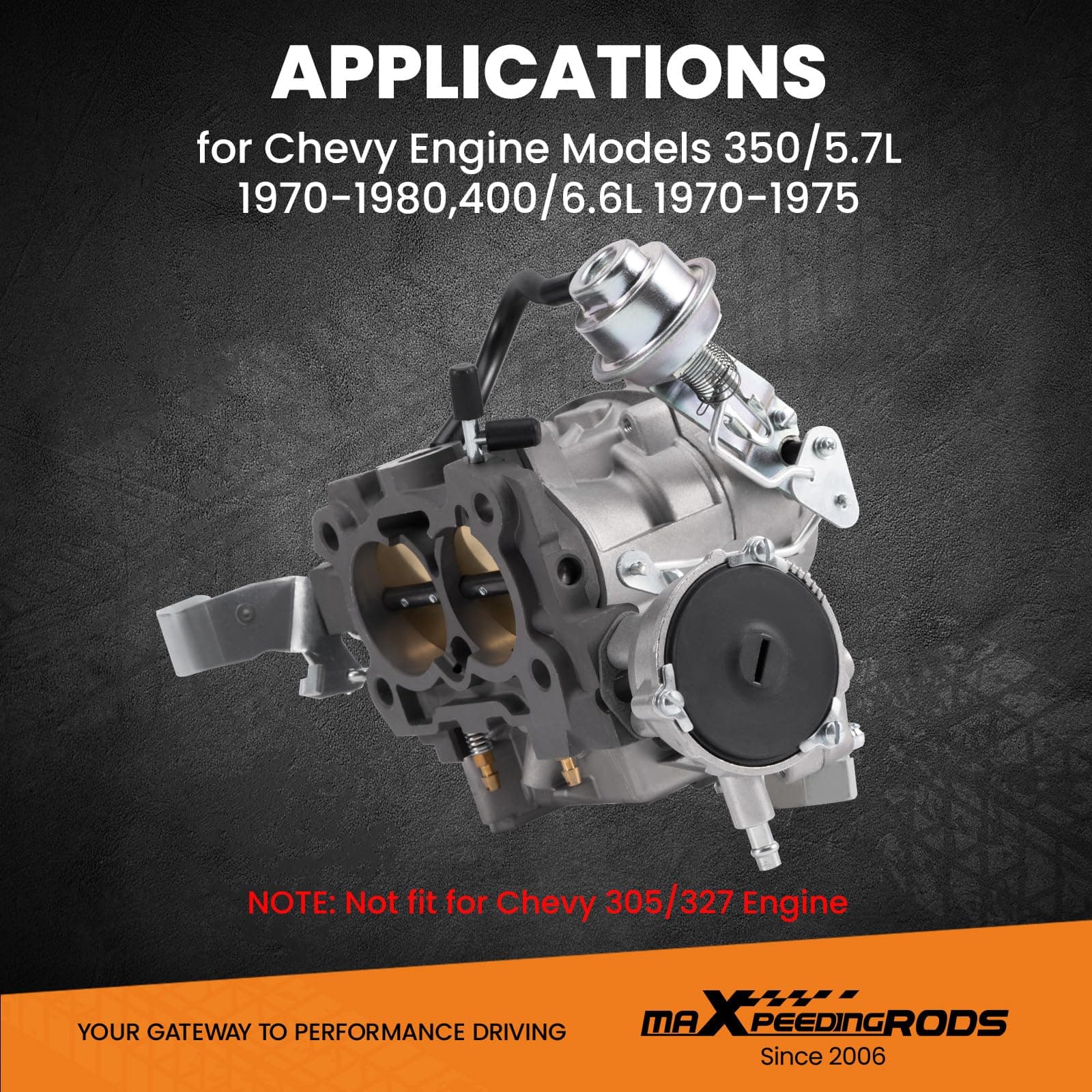 Carburador de 2 Barriles Waverspeed para Rochester 2GC para - Imagen 3