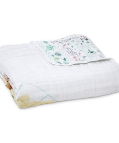 Manta de algodón muselina 100% aden + anais para cuna para