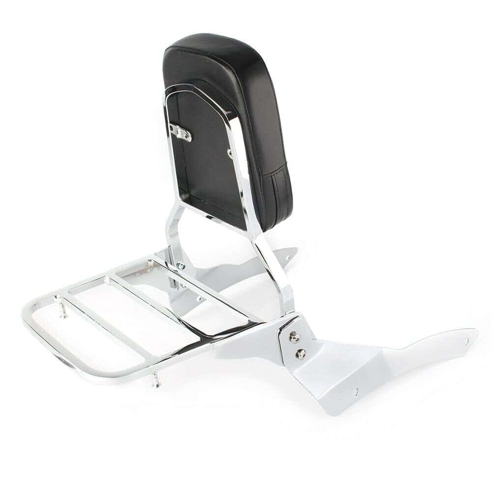 Respaldo de motocicleta + parrilla de equipaje compatible - Imagen 9