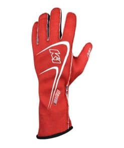 Guante K1 RACEGEAR Track1 Rojo Grande SFI 5