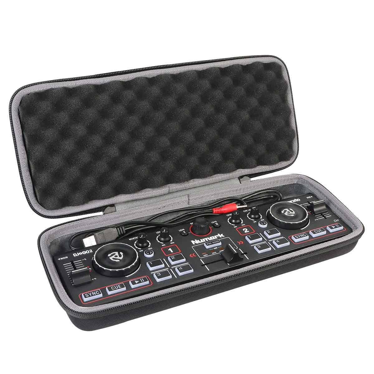 Estuche Rígido co2CREA para Numark DJ2GO2 Touch Compact DJ