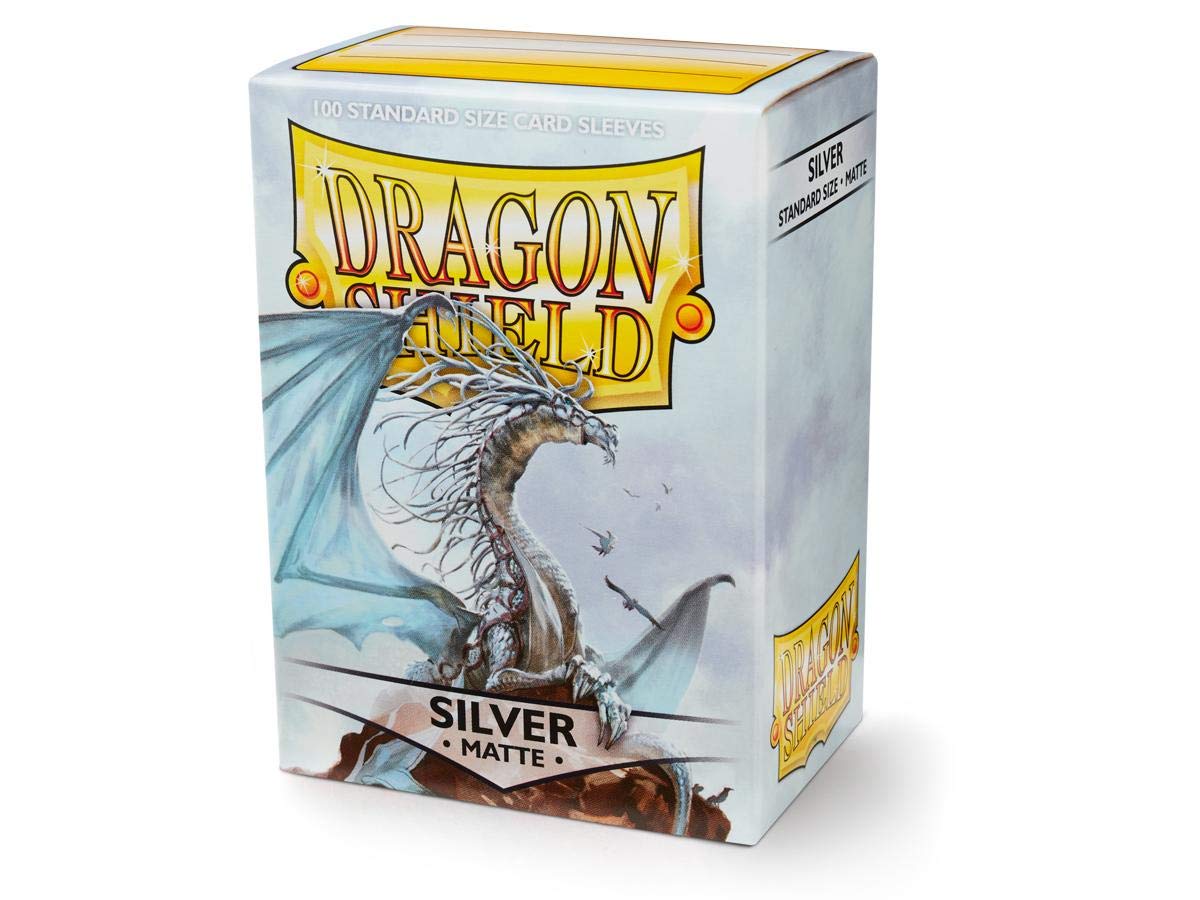 10 Paquetes de Dragon Shield Matte Silver Tamaño Estándar - Imagen 4