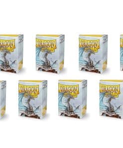 10 Paquetes de Dragon Shield Matte Silver Tamaño Estándar