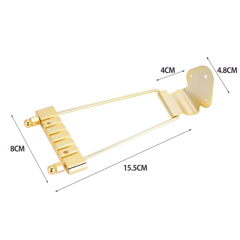 Puente de Guitarra de 6 Cuerdas, Puente Metálico con - Imagen 6
