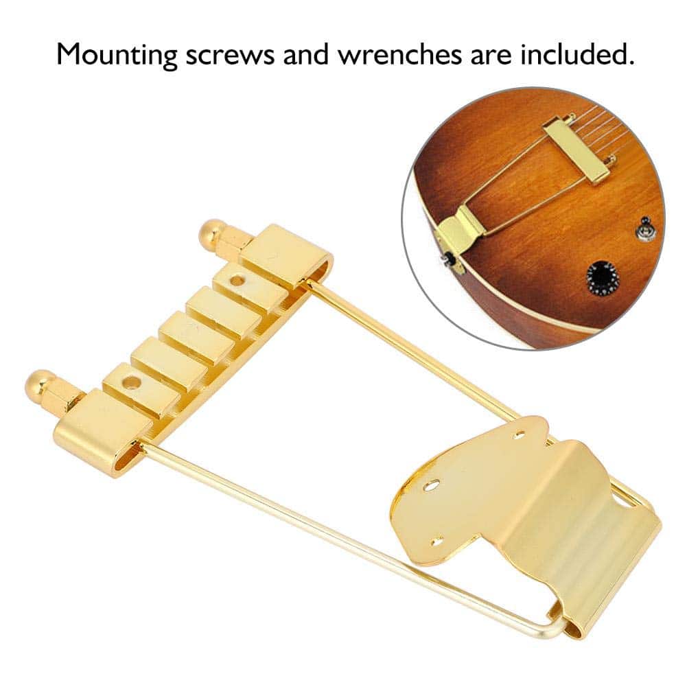 Puente de Guitarra de 6 Cuerdas, Puente Metálico con - Imagen 4