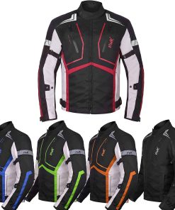 Chaqueta de Motocicleta HWK para -Rojo