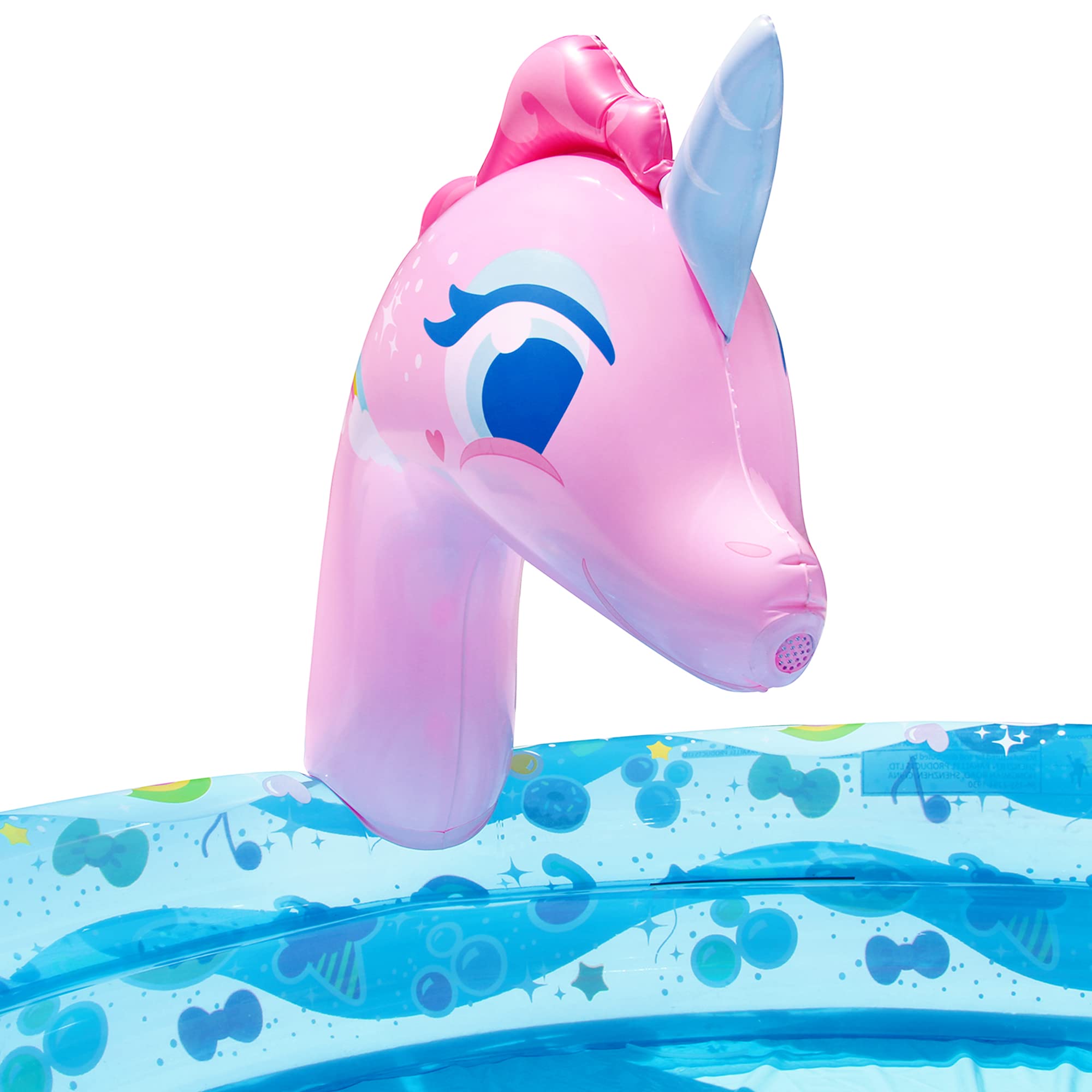BANZAI Sprinkle 'N Splash Unicorn Pool, Longitud: 78 - Imagen 8