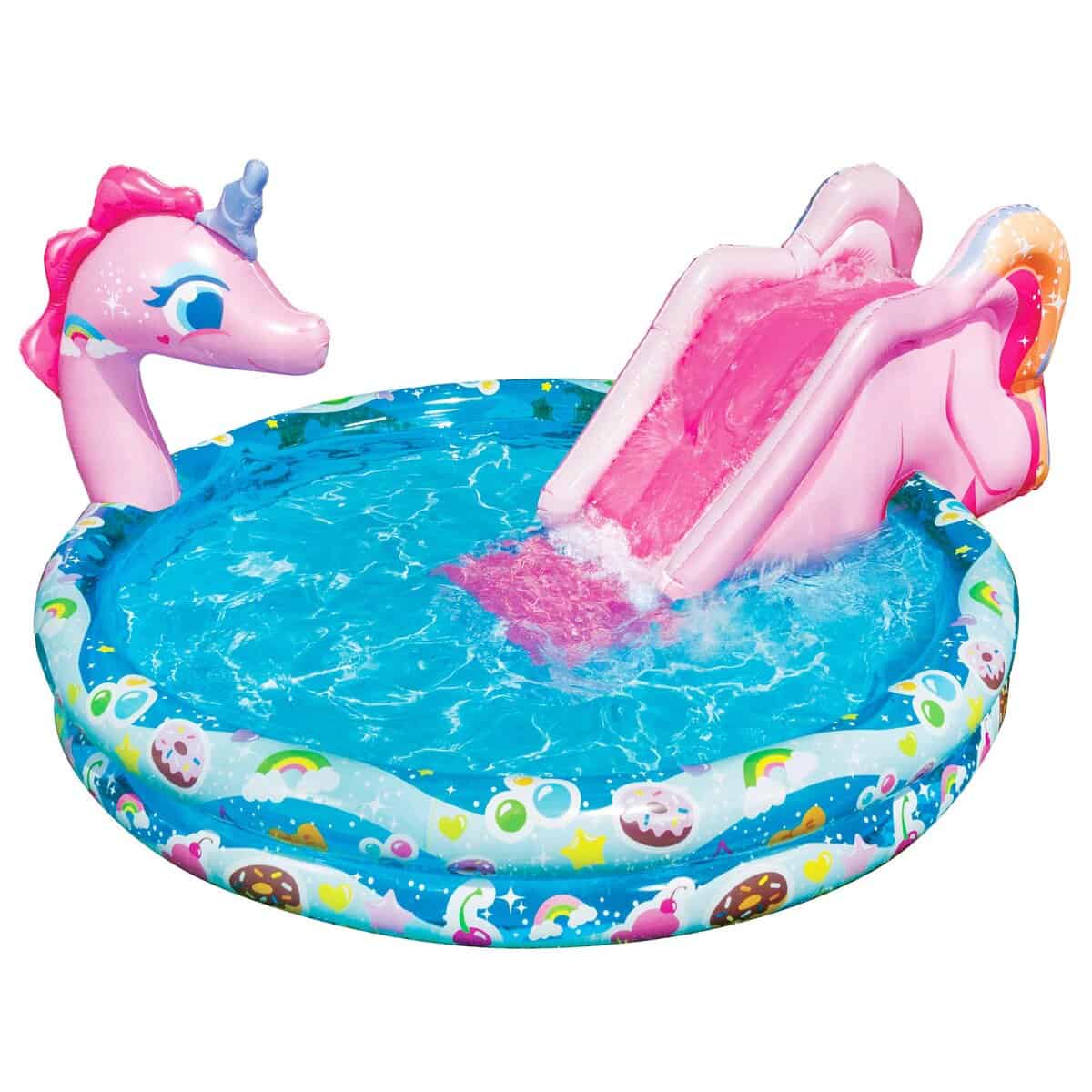 BANZAI Sprinkle 'N Splash Unicorn Pool, Longitud: 78