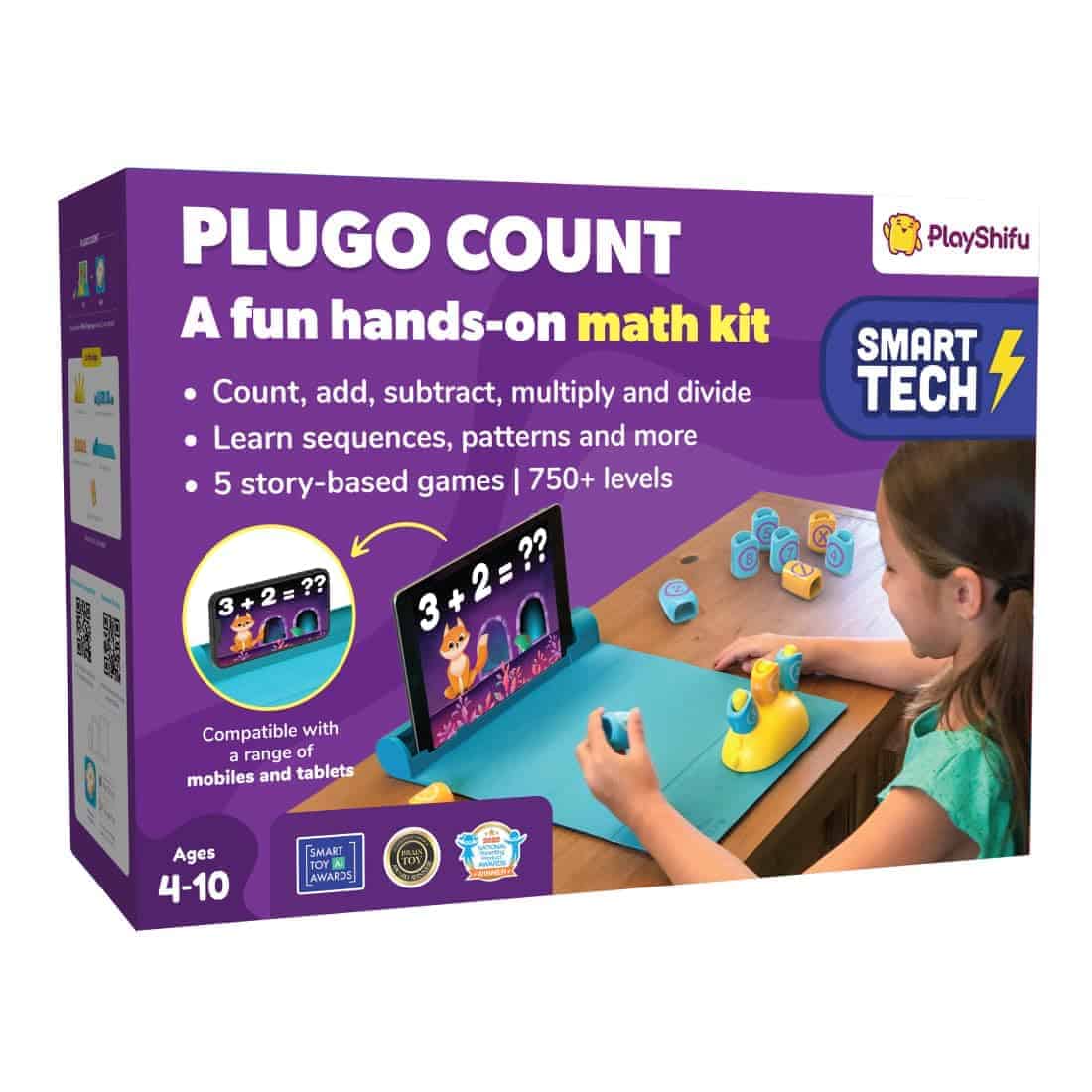 PlayShifu Plugo Count (Kit + App): Juguete Educativo de
