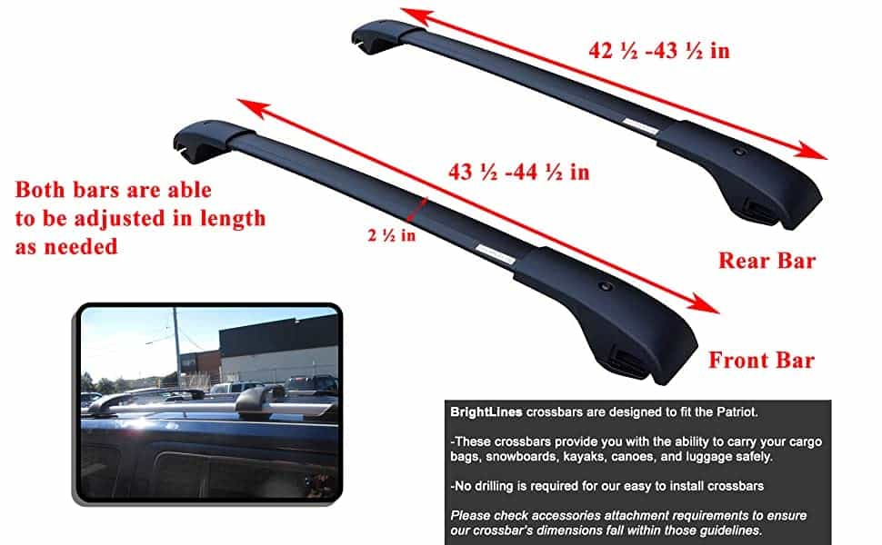 BrightLines Barras Transversales de Techo Compatibles con - Imagen 4