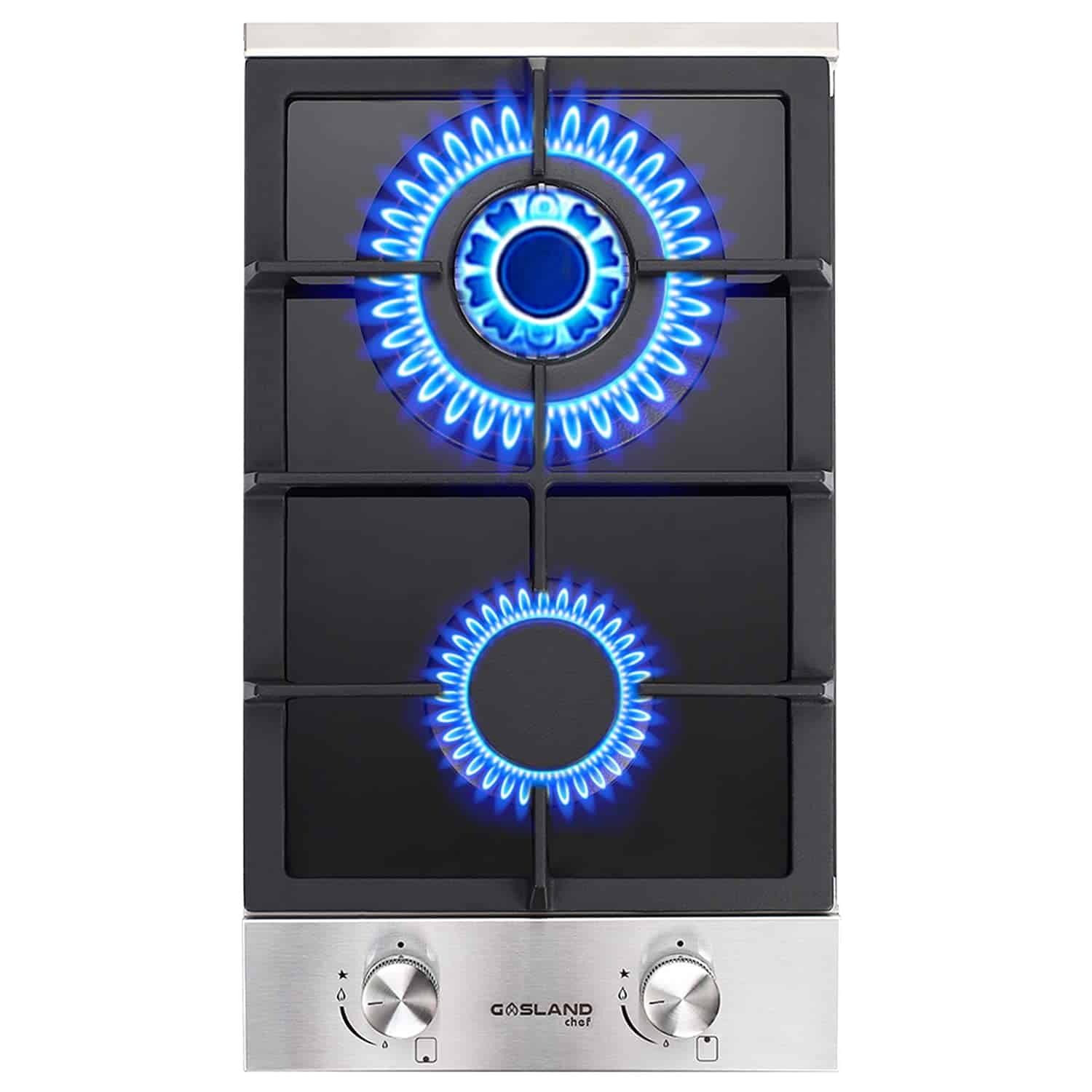 Cocina de Gas de 2 Quemadores, GASLAND Chef GH30BF 12