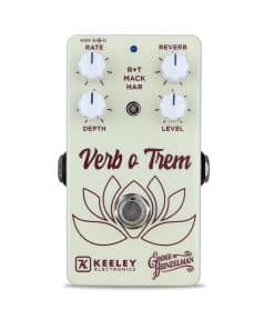 Pedal de Reverb y Tremolo Keeley Eddie Heinzelman, Blanco